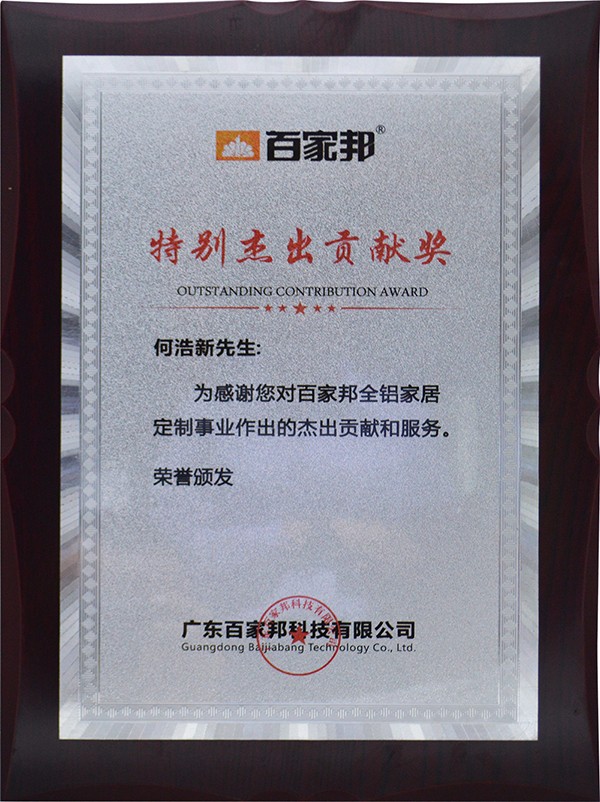 特別杰出貢獻(xiàn)獎(jiǎng)